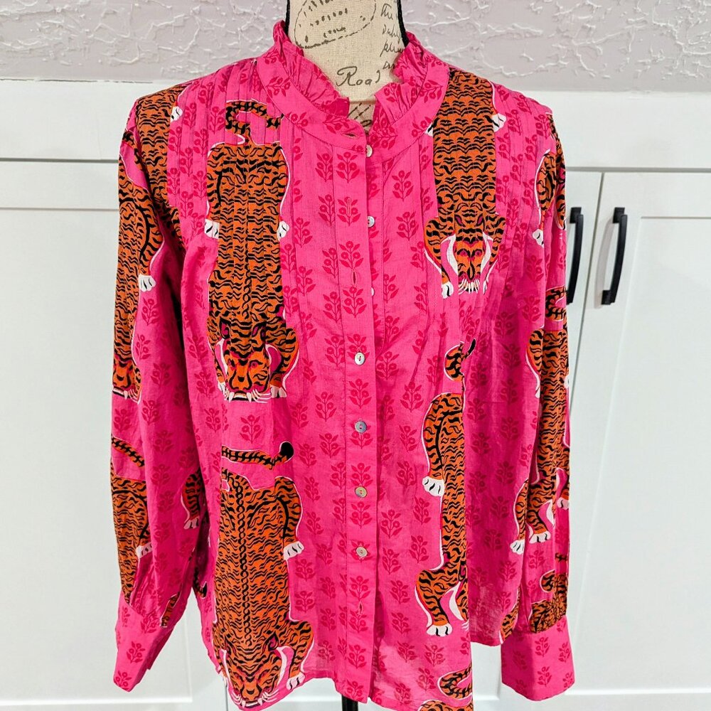 Printfresh Blouse Tiger Design